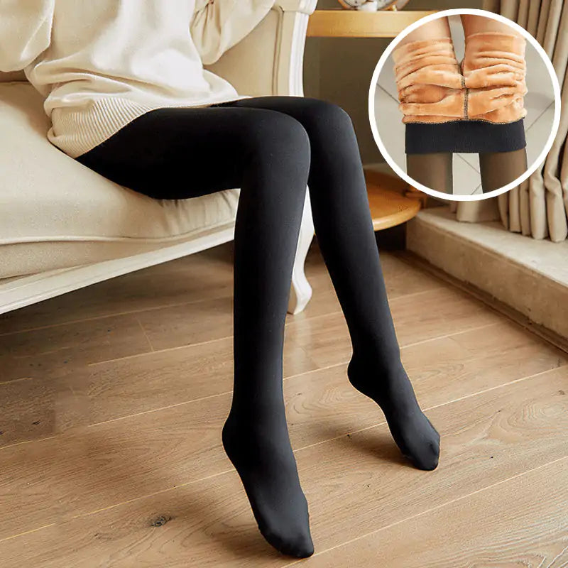 FleeceFit-Fleece Lined Tights